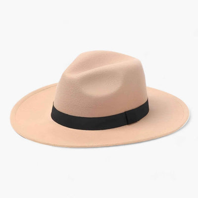 Fedora Hoed - Klassieke Wollen Hoed met Brede Rand