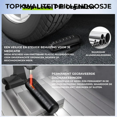 Pillendoosje - 7 Dagen Reis Organizer