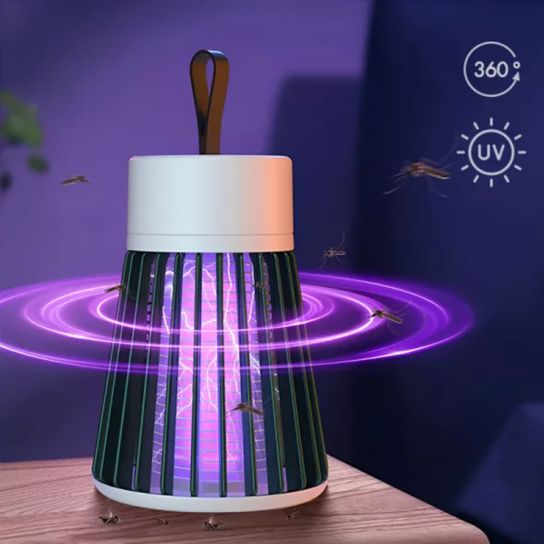 Muggenlamp - oplaadbaar met krachtig rooster
