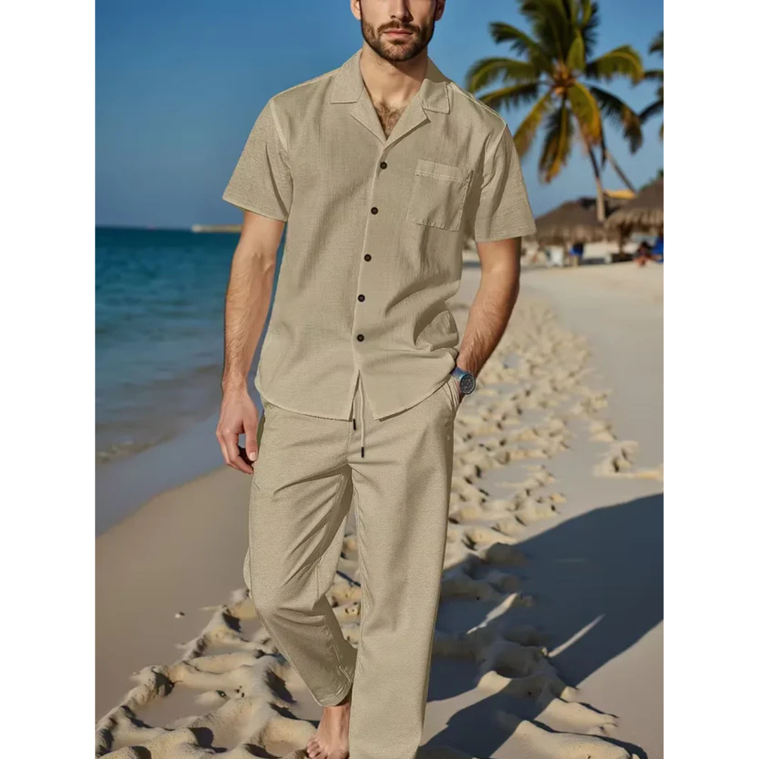 Zomers Overhemd met Broek Set - Solaro