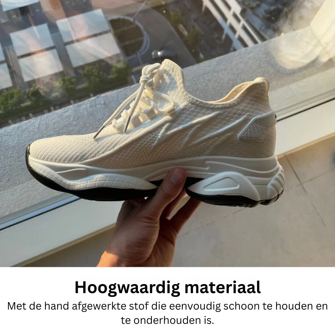 Sneakers met verhoogde hak