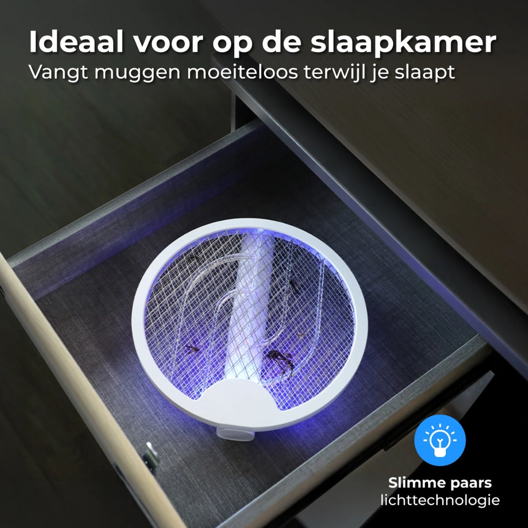 Elektrische Vliegenmepper - 2-in-1 met UV-Lamp