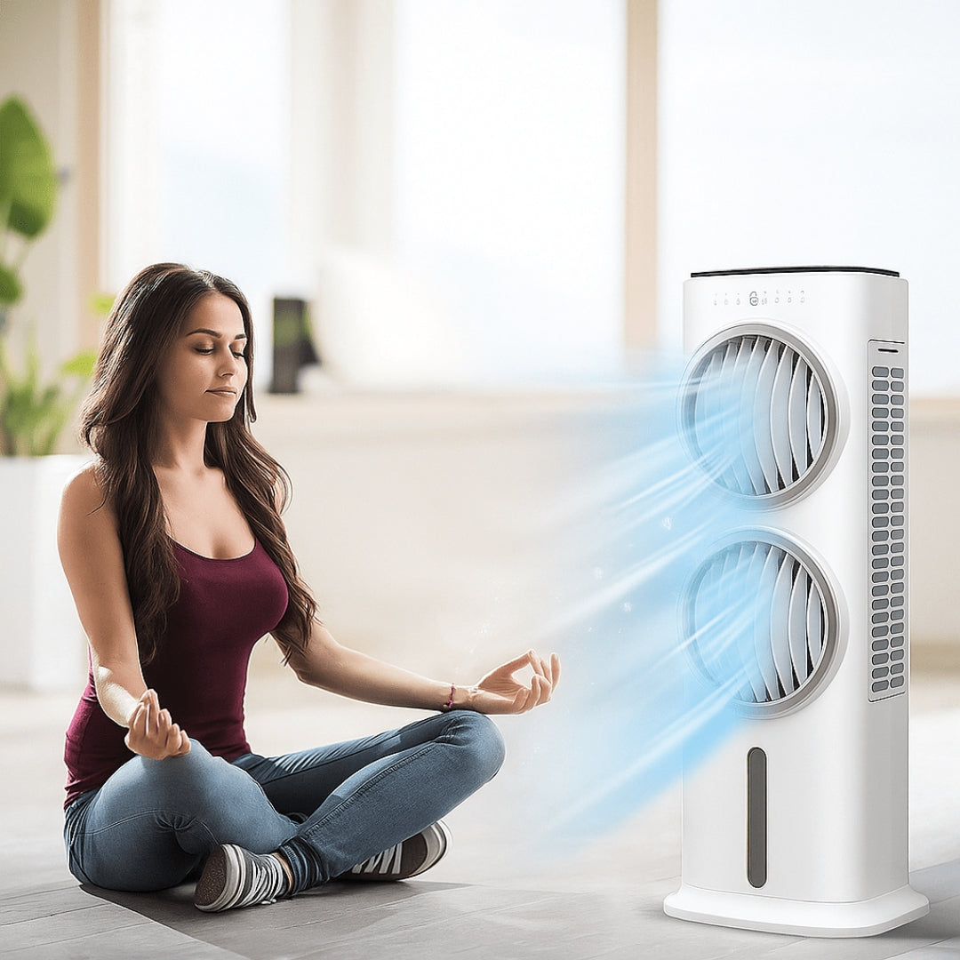 Mobiele Airco - 4-in-1 met afstandsbediening voor slaapkamer en woonkamer