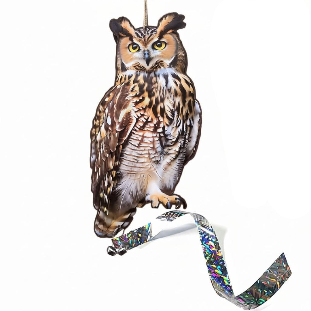 Decoratieve Uil - Realistische Vogelverjager