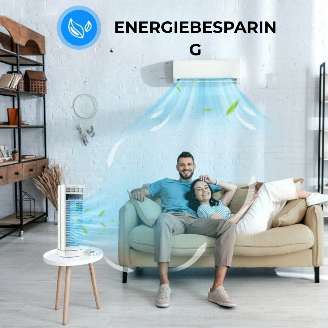 Mobiele airconditioner - krachtige luchtkoeler voor slaapkamer en woonkamer