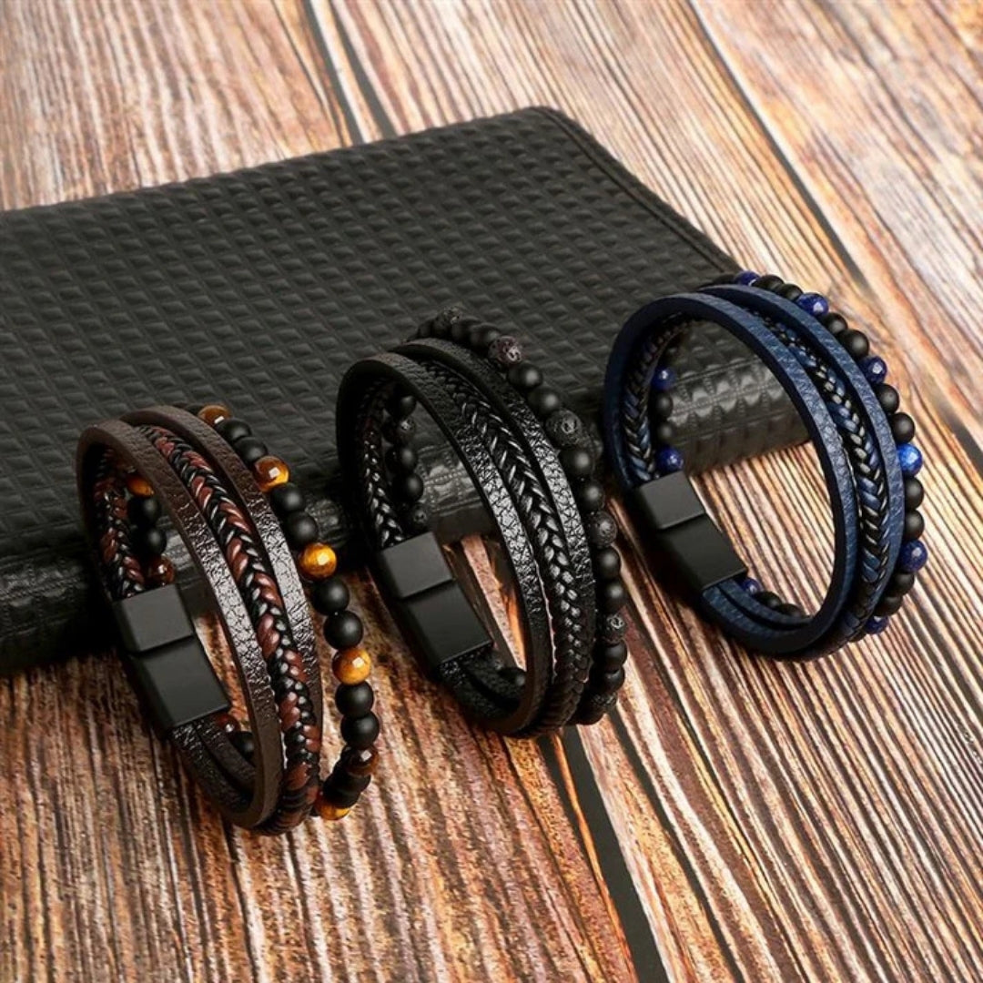 Heren Armband met Magnetische Sluiting - Vardeno
