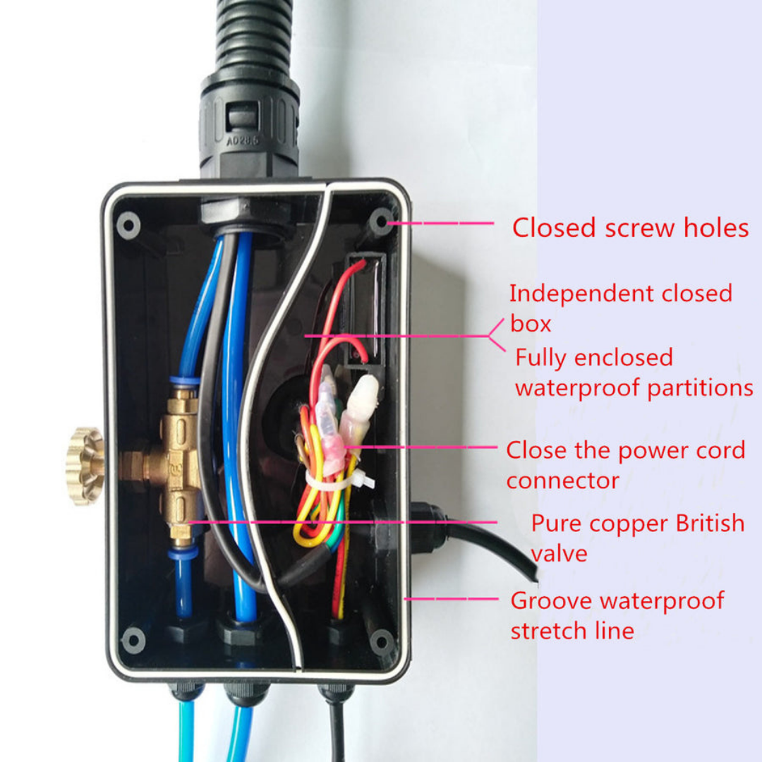 Buiten water mist ventilator - industriële verkoeling