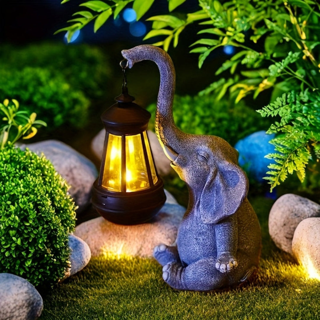 Solar Olifant - Decoratieve Lantaarn Op Zonne-Energie