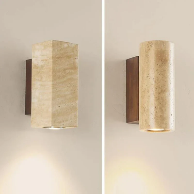 MYHOME® - Travertin Wabi Sabi Design Wandlamp