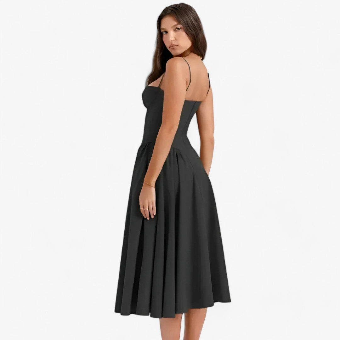 Midi Jurk - Elegante Corset Jurk voor Elke Gelegenheid