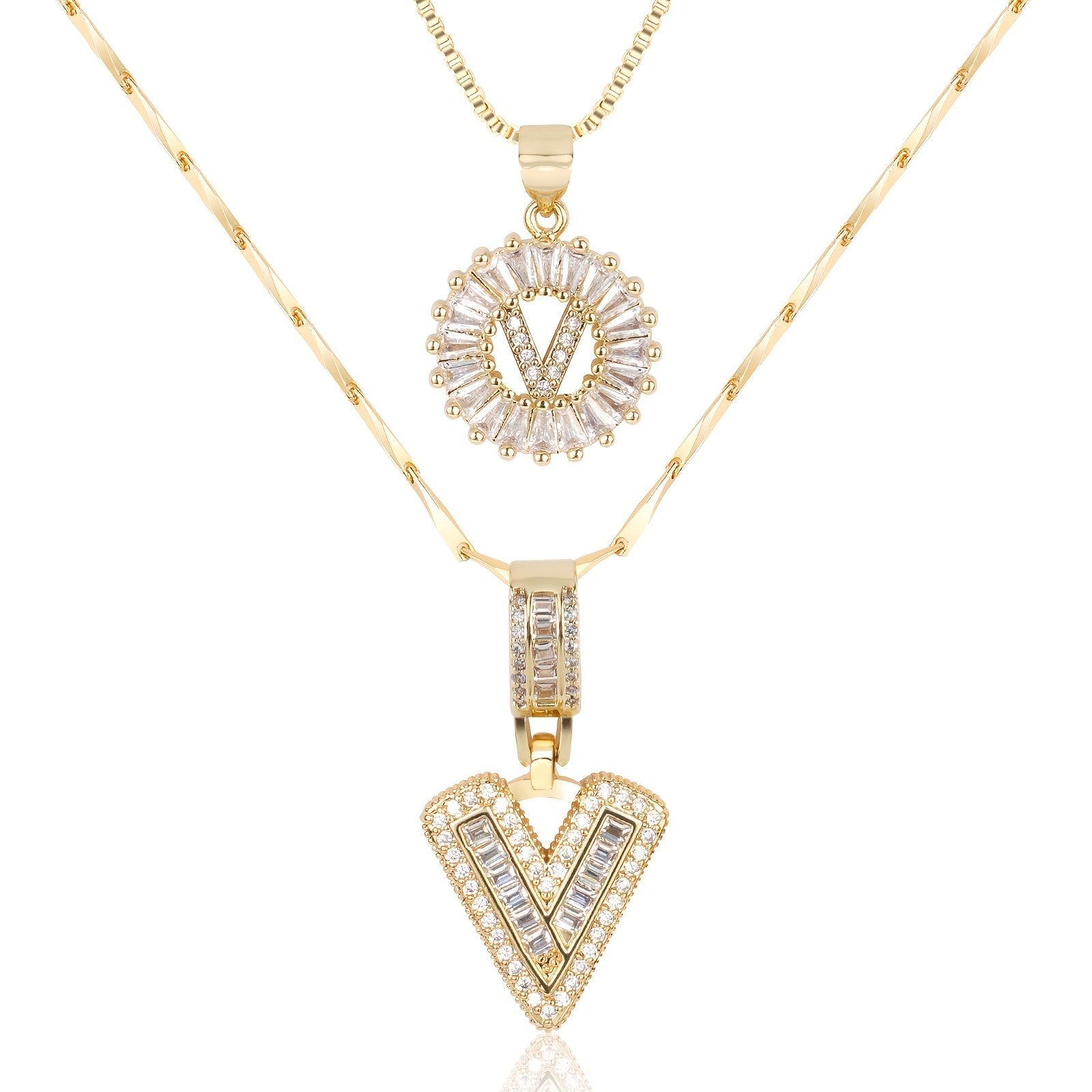 GemLetter Ketting - Initiaal Hanger met Luxe Glans