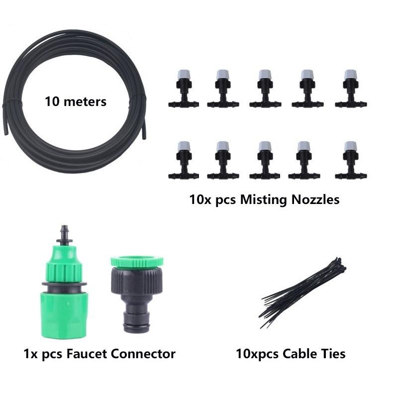 AquaGrow - Irrigatie sproei systeem - 10M DIY Druppel en Mist Set