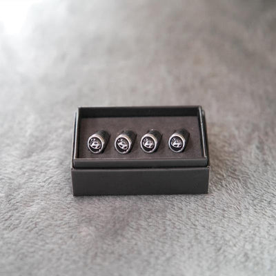 Capuchons de valve de pneu en fibre de carbone – Kit de protection de roue étanche