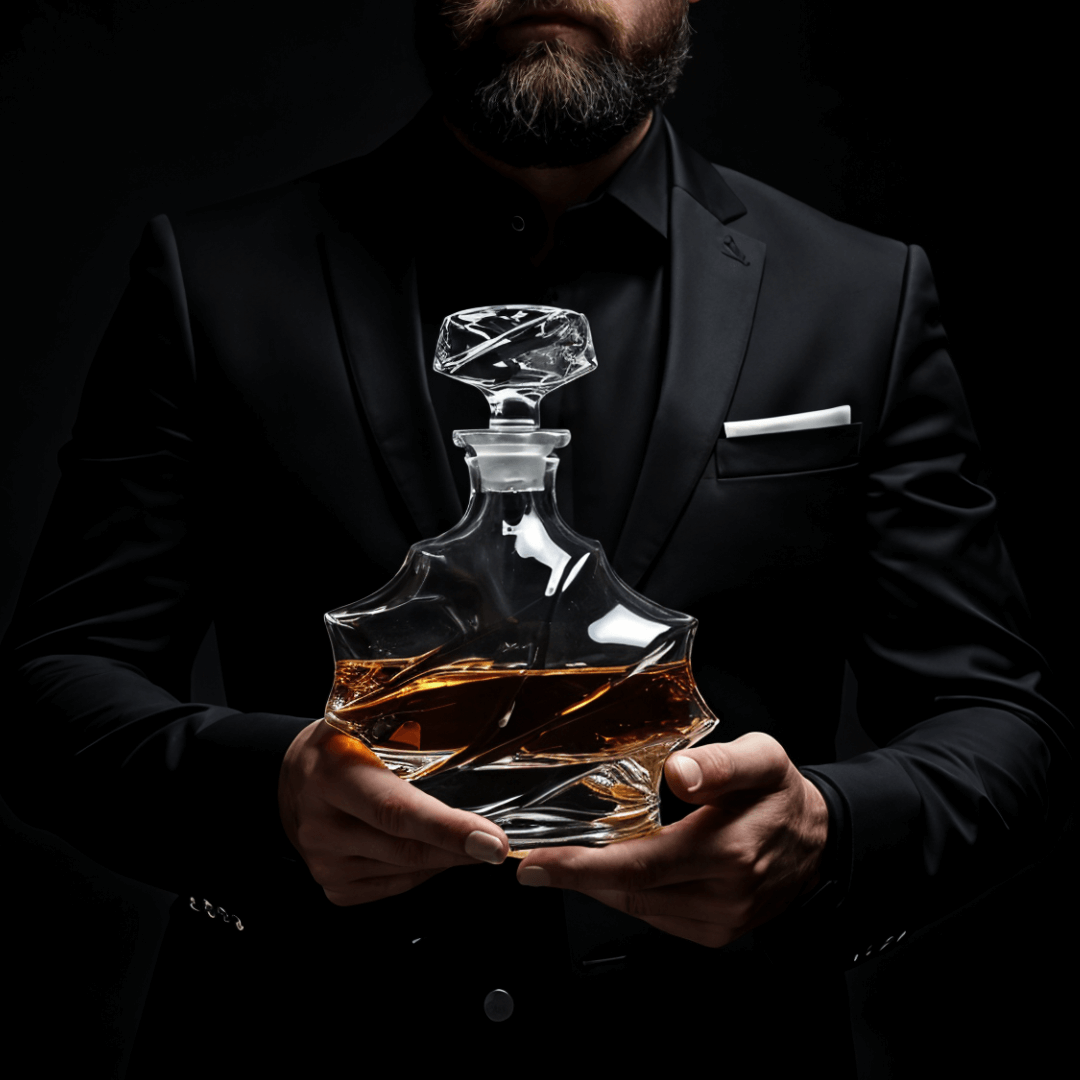 Noble Oak  - Whisky Decanter - Handgemaakt Kristal & Luxe Design