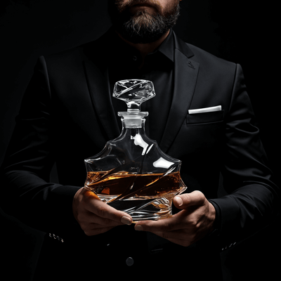 Noble Oak  - Whisky Decanter - Handgemaakt Kristal & Luxe Design