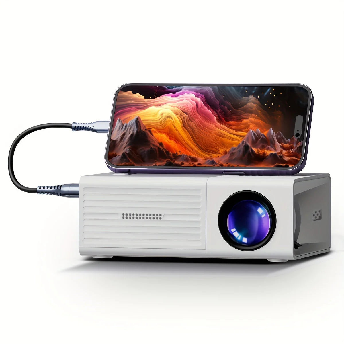 Mini Projector - Draagbare HD Bioscoop Beamer - Nexavio