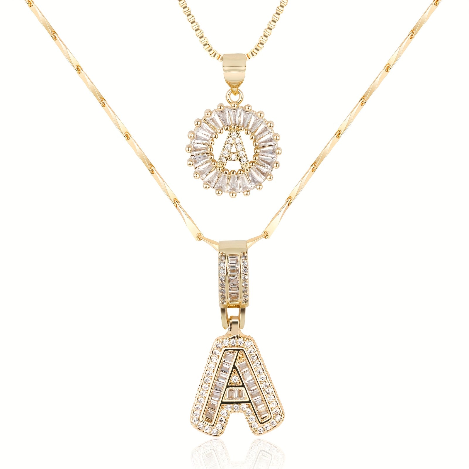 GemLetter Ketting - Initiaal Hanger met Luxe Glans