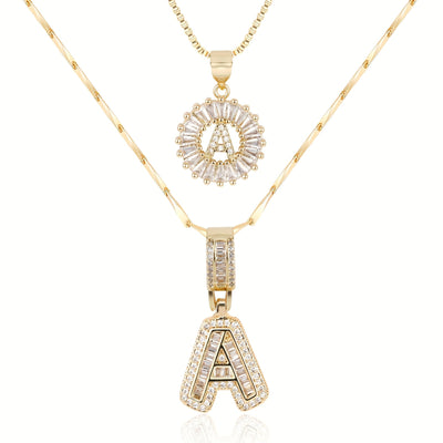 GemLetter Ketting - Initiaal Hanger met Luxe Glans
