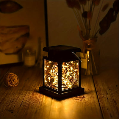 1 pièce/2 pièces Lanterne Solaire RANGDONG, Décoration de Jardin Étanche Éclairage Extérieur pour Patio ou Cour, Cadeau d'Halloween, Noël, Thanksgiving