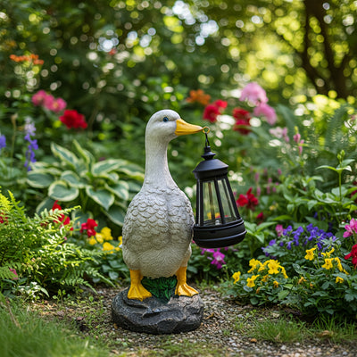 Solar Eend - Decoratieve Tuinlamp Op Zonne-Energie
