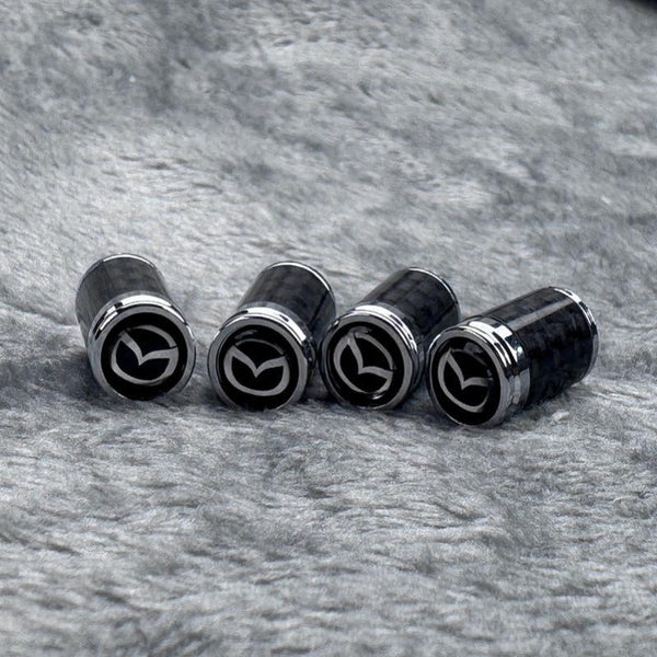 Capuchons de valve de pneu en fibre de carbone – Kit de protection de roue étanche