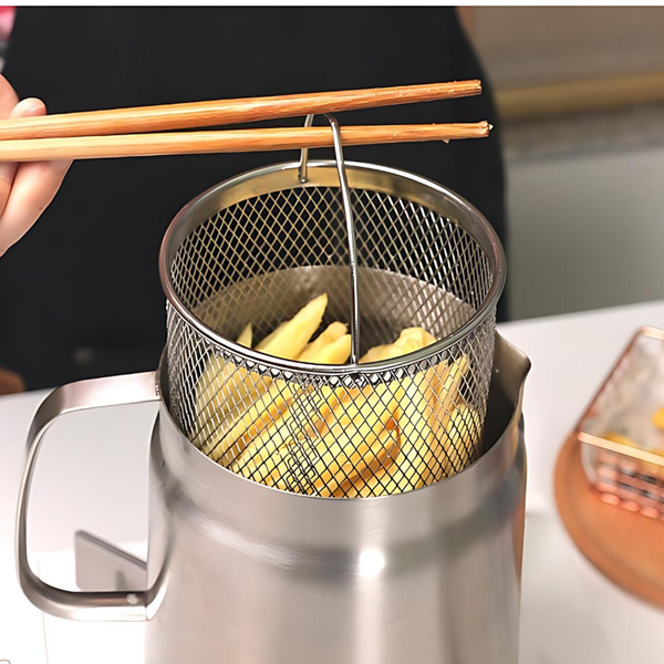 PureFilter Frituurpan: Olie Filtrerende Frituurpan