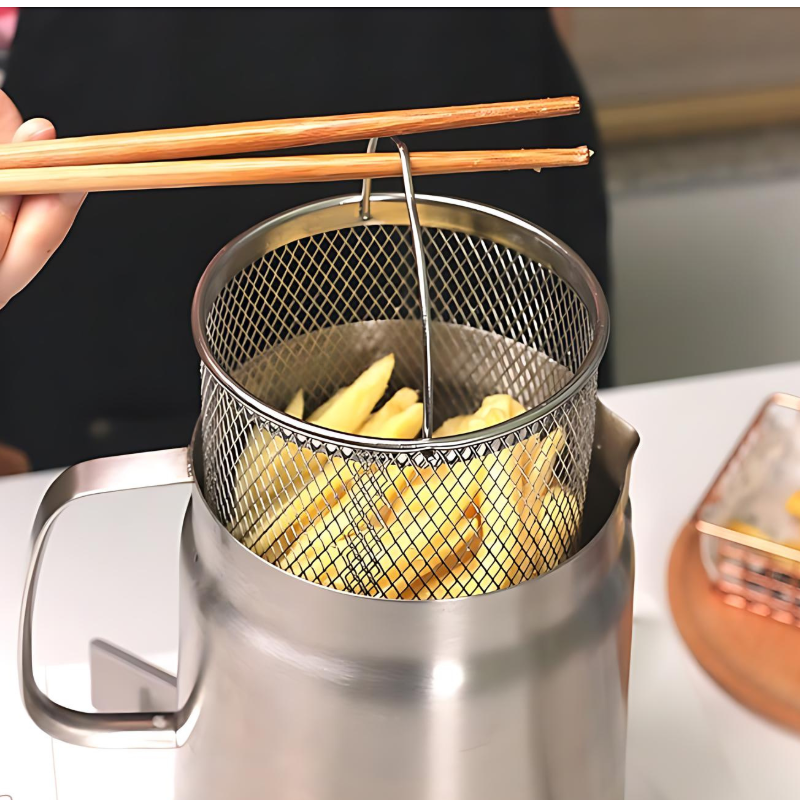 PureFilter Frituurpan: Olie Filtrerende Frituurpan