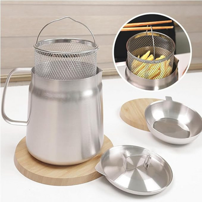 PureFilter Frituurpan: Olie Filtrerende Frituurpan