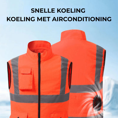 Koelvest - Verkoelend Werkvest Met 4 Ventilatoren