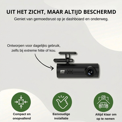 Dashcam - 1080P Full HD met Sony Starvis Nachtzicht - RoadGuard