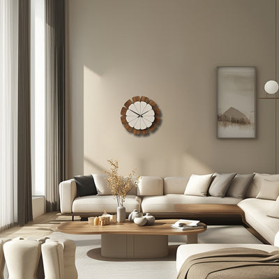 MYHOME® - Ronde Houten Wandklok