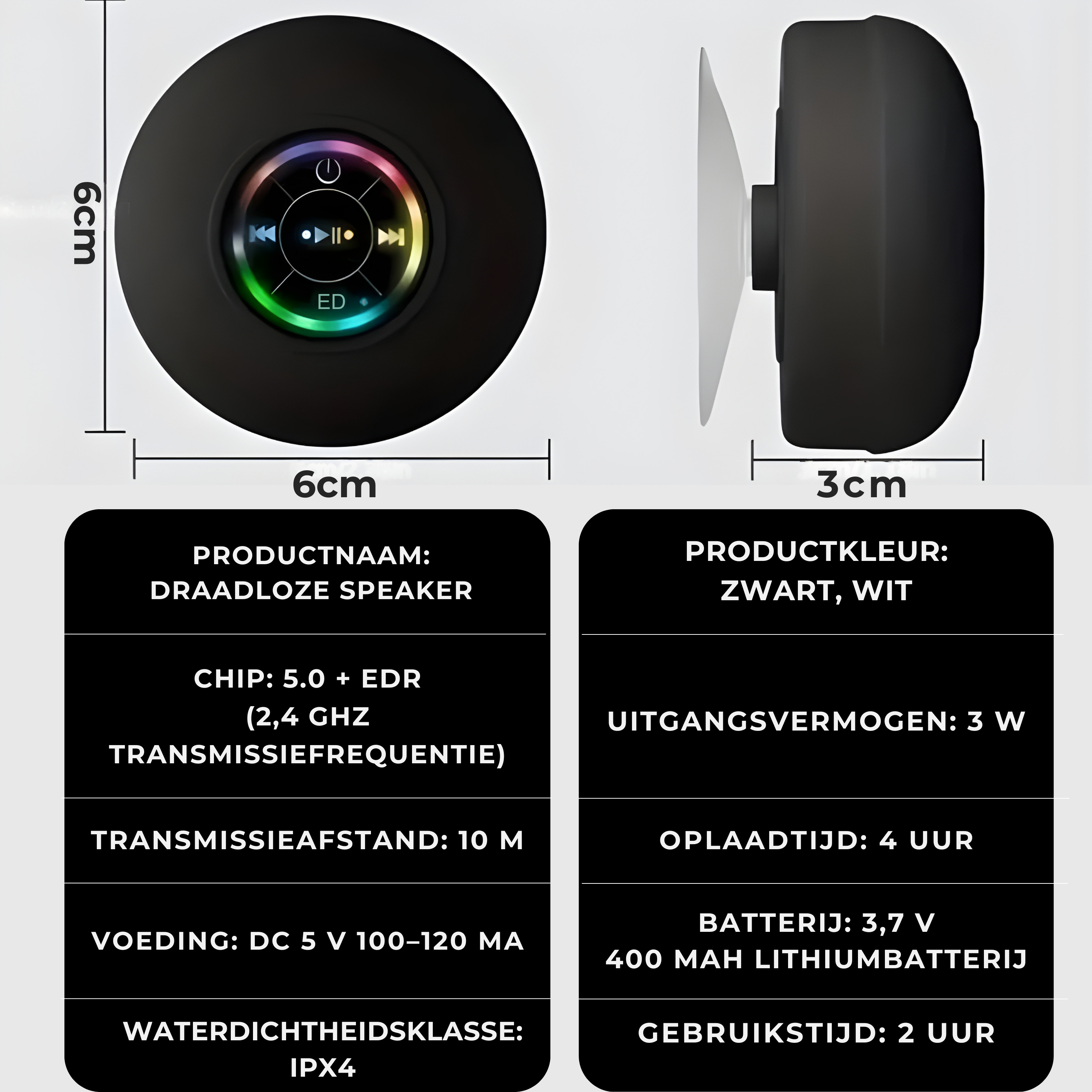 AquaBeat™ - Waterdichte Douche Speaker