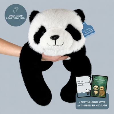 Ontspannende Pluche Panda Met Verzwaarde Armen