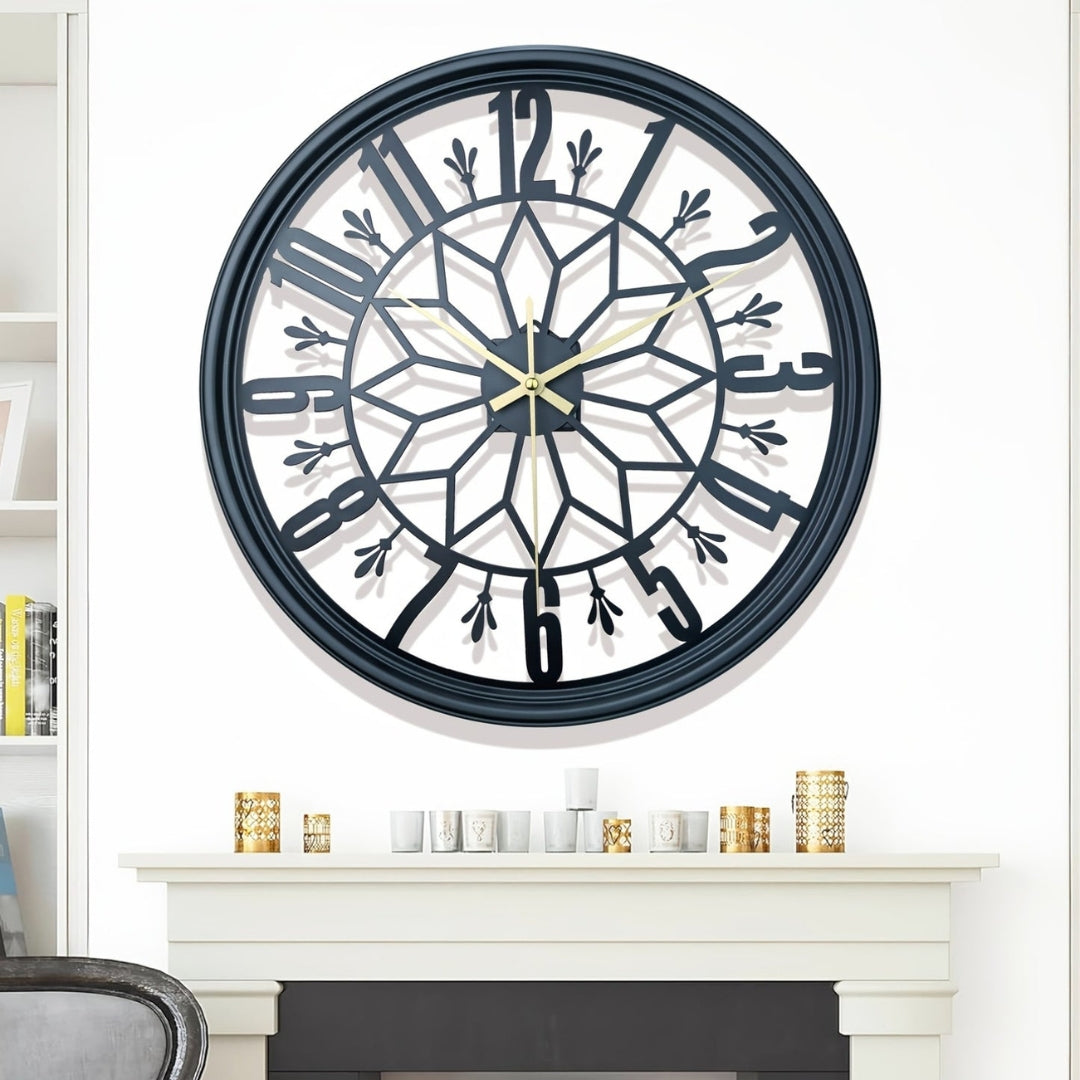 MYHOME® - Moderne Scandinavische Wandklok Van Metaal