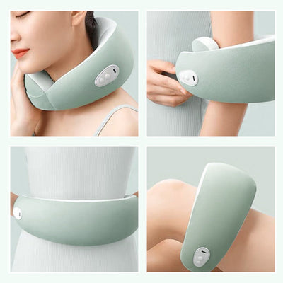 Nekkussen - Verwarmend Massagekussen met Oplaadbare Comfortfunctie - CozyTherm