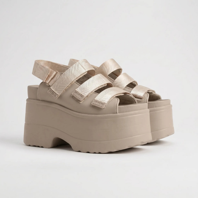 Retro Chunky Platform Sandalen