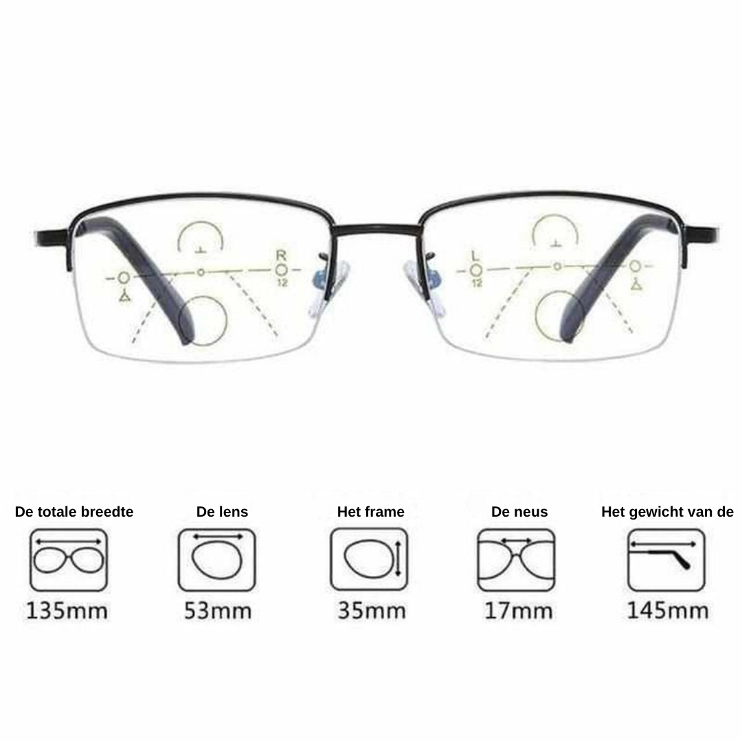Anti Blauw Licht Bril - Flexibele Leesbril met Bescherming - VisionCore