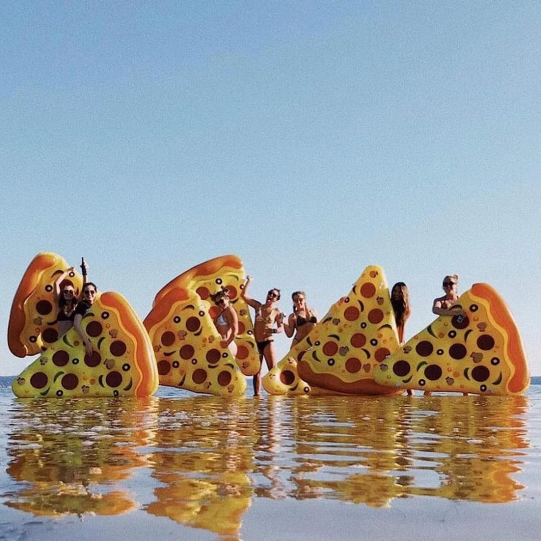 Pizza Luchtbed - Gigantische Pizza Voor Zwembad