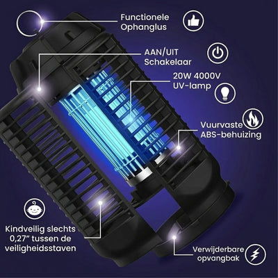 Elektrische Insectenlamp - Krachtige UV Insecten-bestrijding