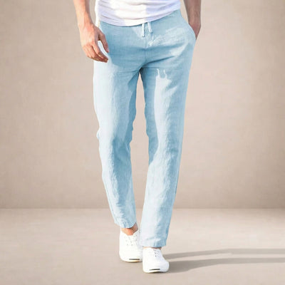 Linnen Broek - Ademende Zomerbroek met Elastische Taille - Montaro