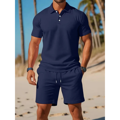 Zomer set - Luxe Polo en Shorts Set - Ashford