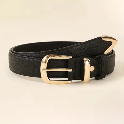 Elegante Smalle Riem met Gouden Gesp - BelleCurve