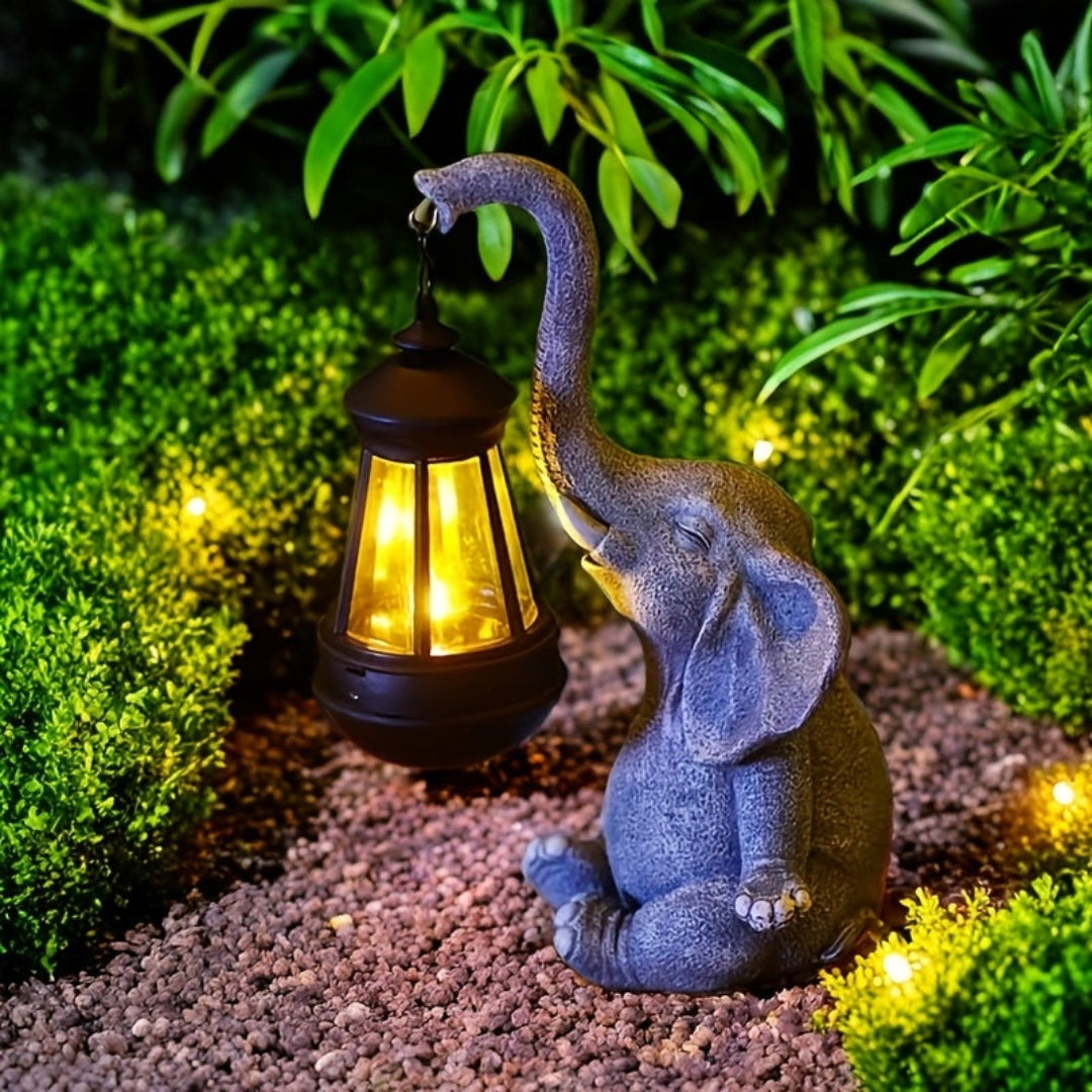 Solar Olifant - Decoratieve Lantaarn Op Zonne-Energie