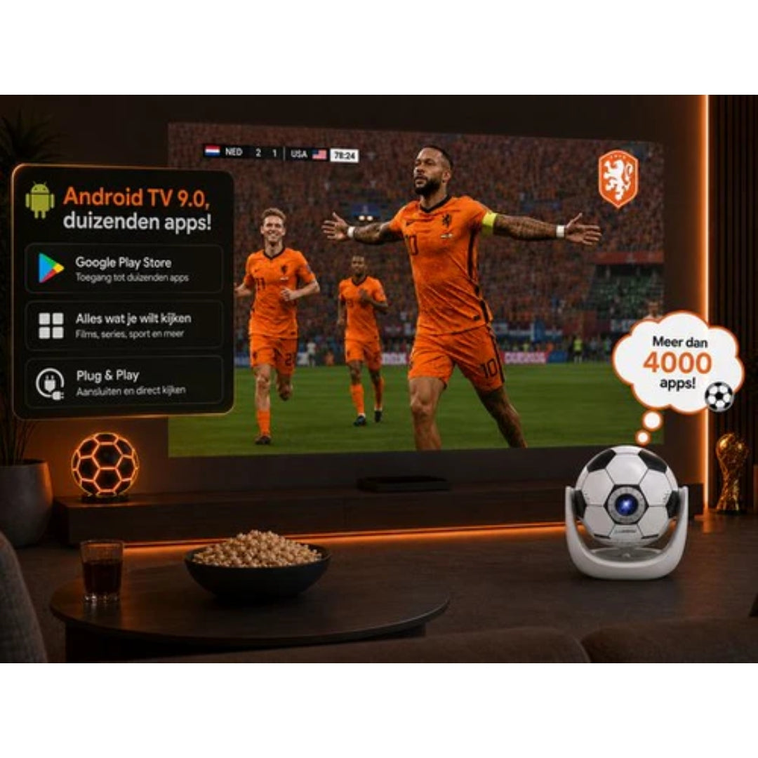 VisionBall - Smart Mini Beamer mit WiFi & Bluetooth