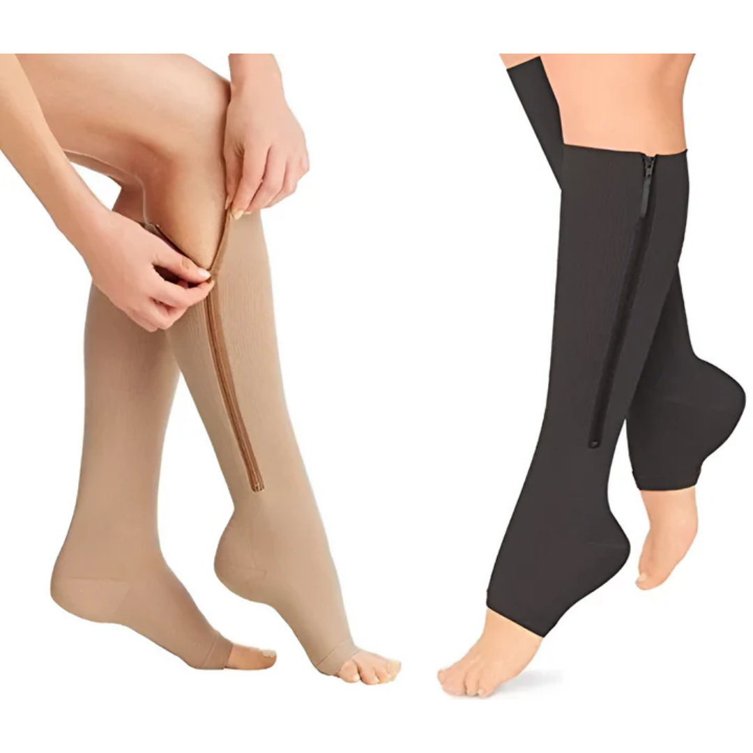 Compressiekousen - Steunende Ritssluiting