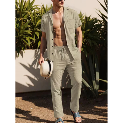 Zomers Overhemd met Broek Set - Solaro