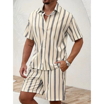 Gestreepte zomer set voor mannen - Nordvik