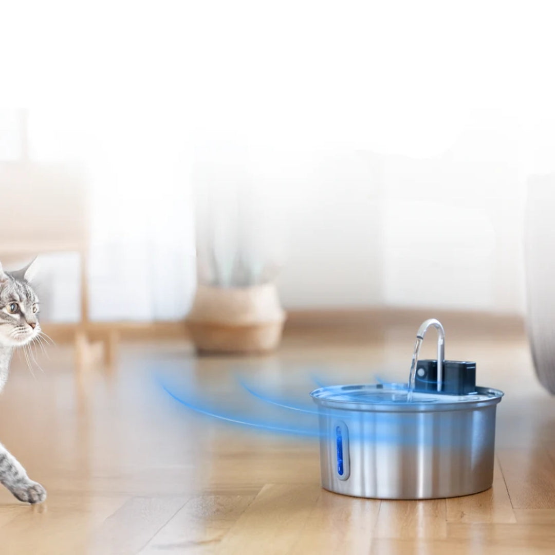 Kattefontæne - Trådløs Drikkefontæne med Smart Sensor