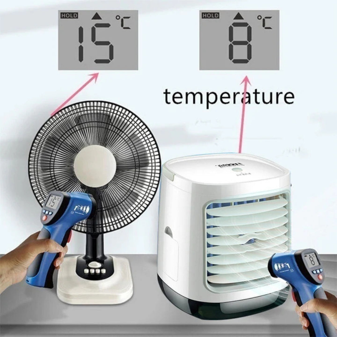 Mini Ventilator - Draagbare Air Cooler met Verneveling - CoolBreezy