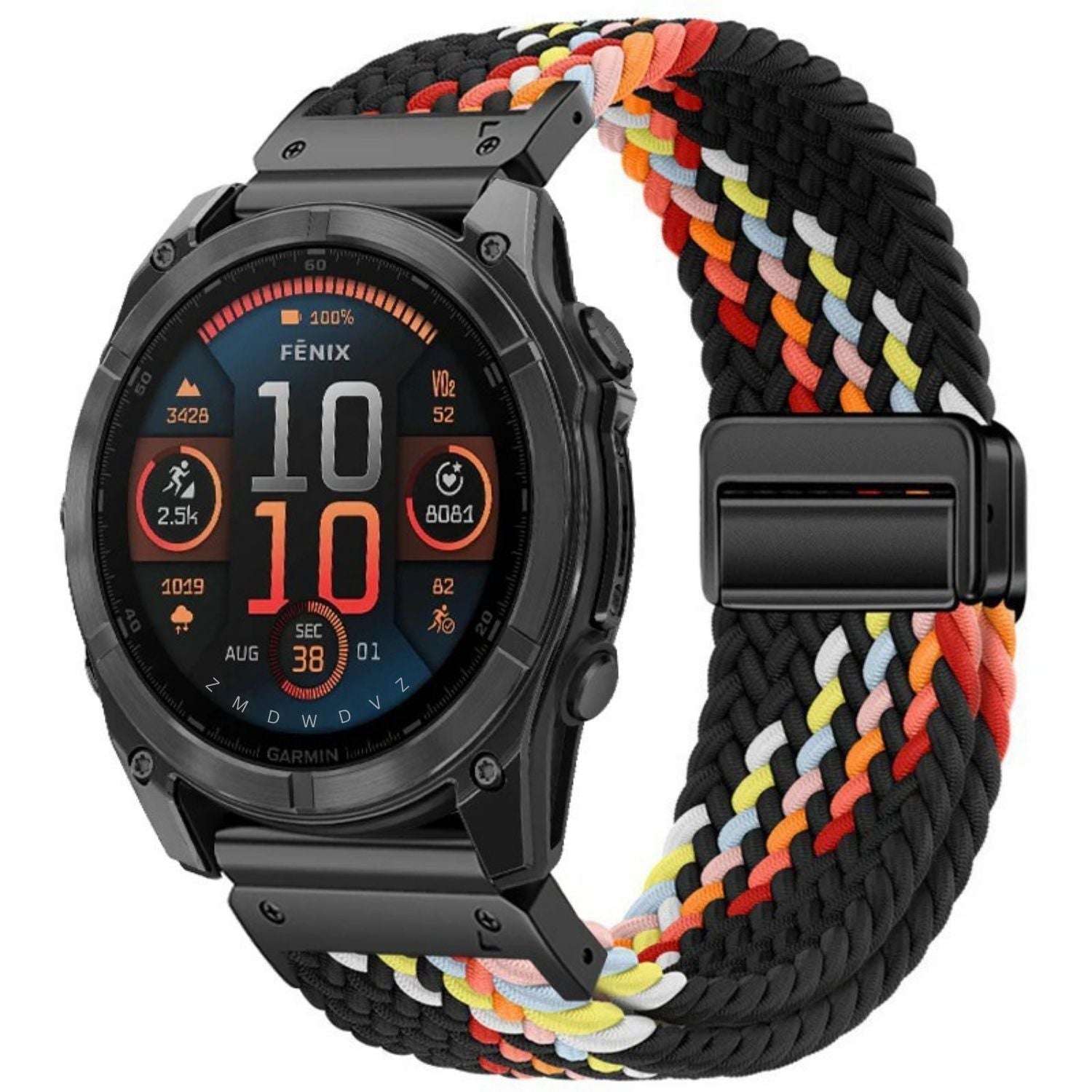 Magnetische nylon band met gesp voor Garmin